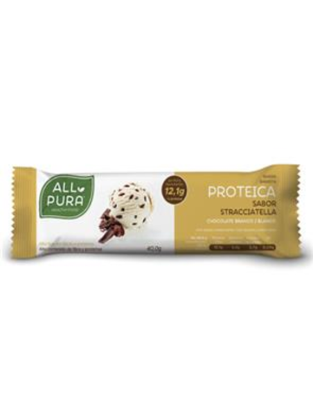 Barra Proteica All Pura Stracciatella 40g | Salud y Vida
Barra All Pura Chocolate Blanco Stracciatella | Salud y Vida
Barra All 