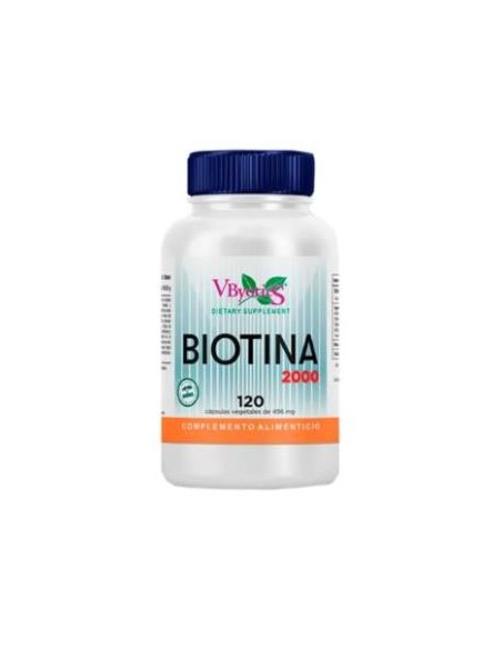 Biotina 2000Mcg 120Vcaps. de Vbyotics
