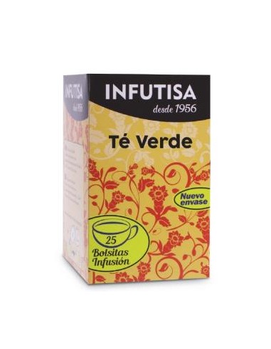 Té Verde Infusión Infutisa 25 Bolsitas  Frescura Natural