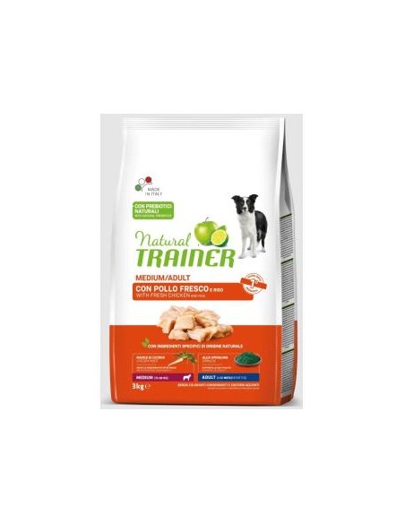 Natural Trainer Canine Adult Medium Pollo 3Kg. de Affinity Vet