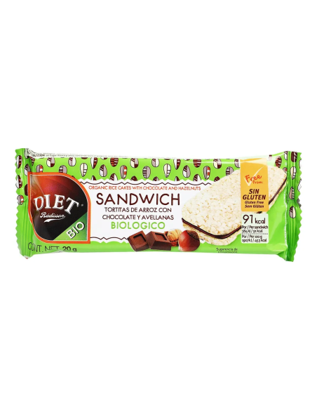 Sandwich de Arroz con Chocolate 20g Diet Radisson  Delicia Ligera