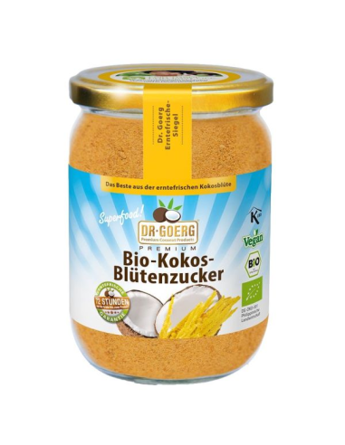 Azúcar de Coco Bio Premium 600g | Dr. Goerg Natural y Saludable
