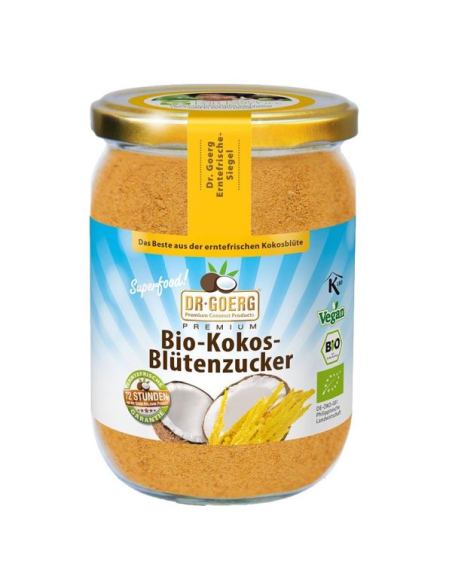 Azúcar de Coco Bio Premium 600g | Dr. Goerg Natural y Saludable