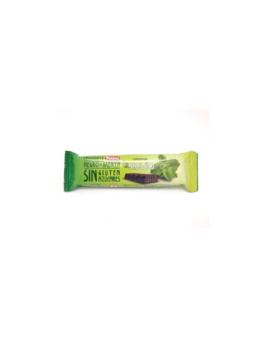 Exp Barritas Choco Negro Con Menta Stevia 24 Ud de