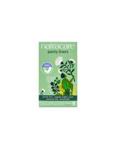 Salvaslip Mini Natracare 30 unidades | Protección Natural