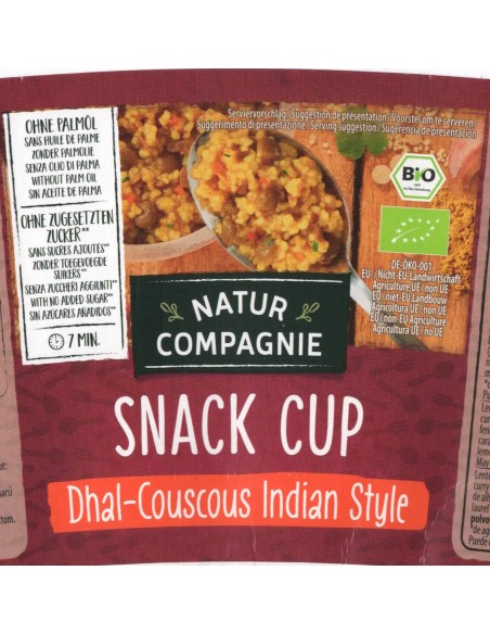 Vaso Cous Cous Indio Innst Bio 68g Granovita Natural