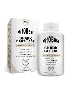 Cartílago de Tiburón 60 Caps Vit.O.Best  Salud Articular