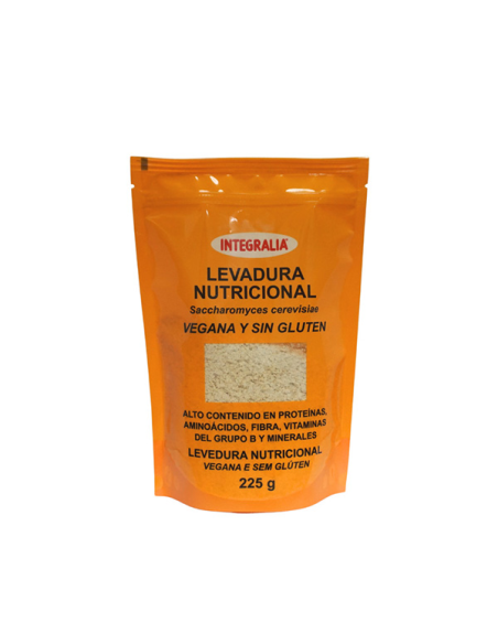 Levadura Nutricional Desamargada Copos 225 G de Integralia.