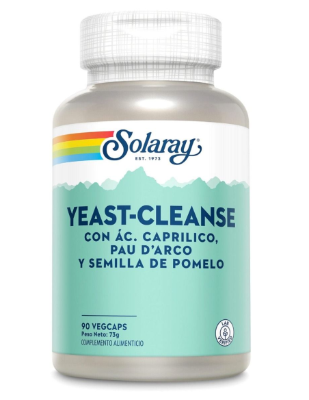 Yeast Cleanse? Solaray  90 Vegcaps para equilibrio natural