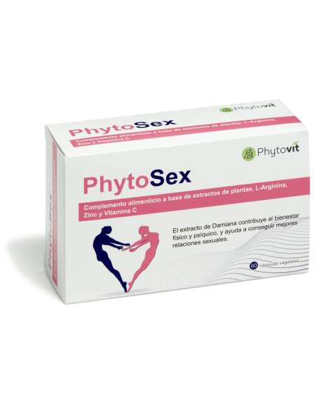 Phytosex 60Cap. Phytovit  Vitalidad y bienestar natural