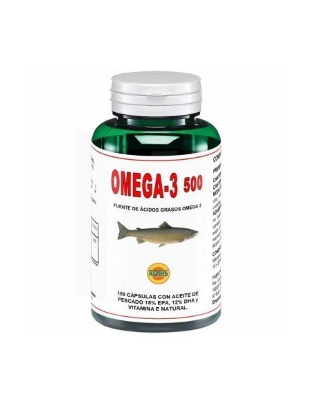 Omega 3 500 Robis - 180 Cápsulas para Salud Cardiovascular
