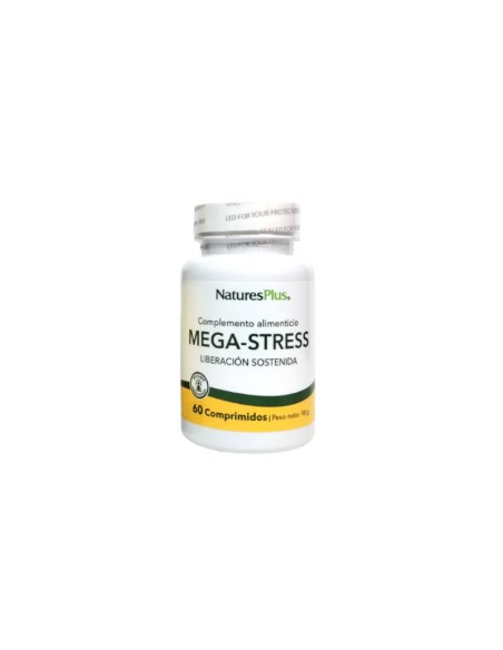Mega-Stress 60 Comp. Natures Plus: Alivio Natural del Estrés