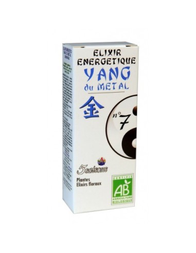 Elixir Nº7 Yang Del Metal Eco 50ml | 5 Saisons Natural