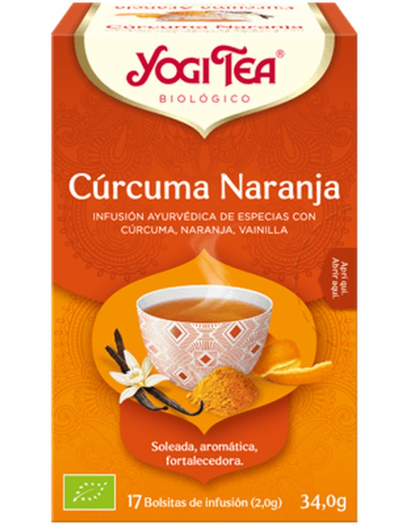 Yogi Tea Curcuma Naranja 17 Bolsitas de Yogi Tea