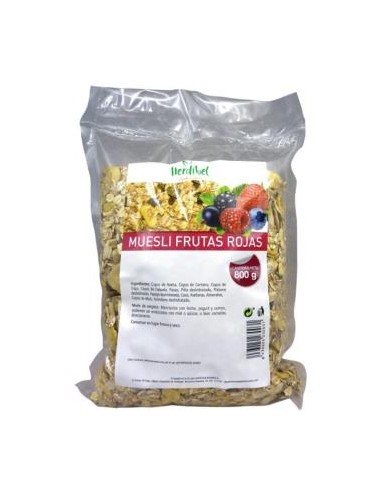 Muesli Frutas Rojas 800 Gr de Herdibel
