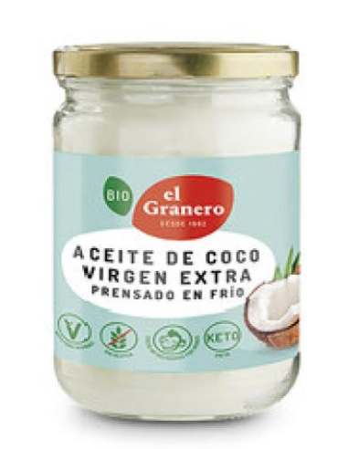Aceite De Coco Virgen Extra Bio, 400 Ml de El Granero Integral