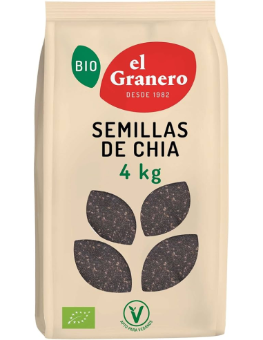 Semillas de Chía Bio 4 kg | El Granero Integral Natural