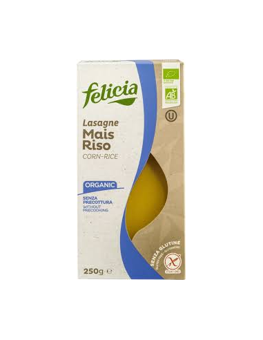 Lasaña Bio de Maíz y Arroz 250g Felicia Sg Natural