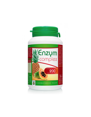 Enzym Complex 200 Comprimidos Tegor  Apoyo Digestivo Eficaz