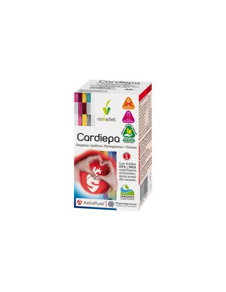 Cardiepa 60 Cápsulas Blandas Novadiet  Salud Cardiovascular