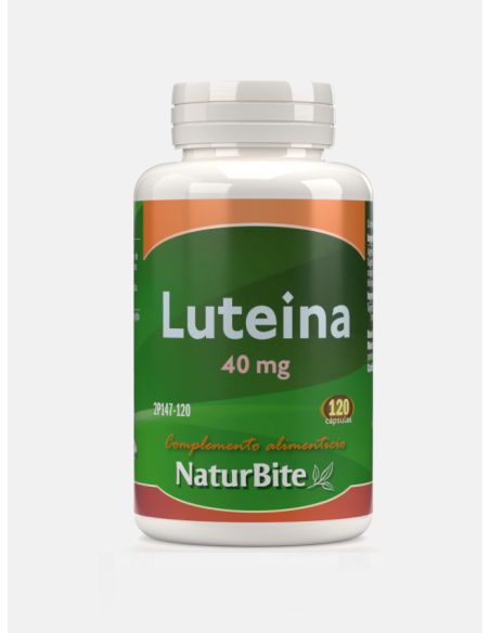 Luteína 40mg NaturBite  120 cápsulas para tu visión óptima