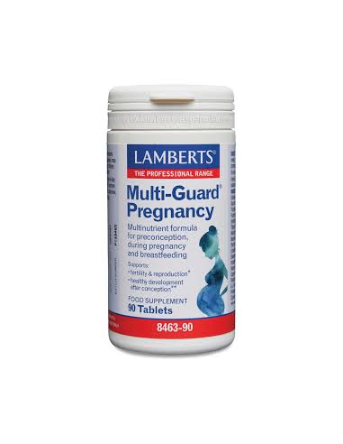 Multi-Guard® Pregnancy 90 TABS Lamber | Suplemento prenatal eficaz