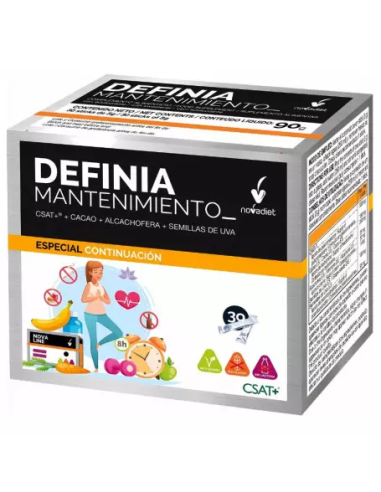 Definia Mantenimiento Envase de 30 sticks de 3 g. de Novadiet