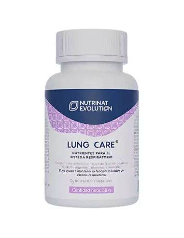 Lung Care 60 Vcaps Nutrinat Evolution  Apoyo Respiratorio Saludable