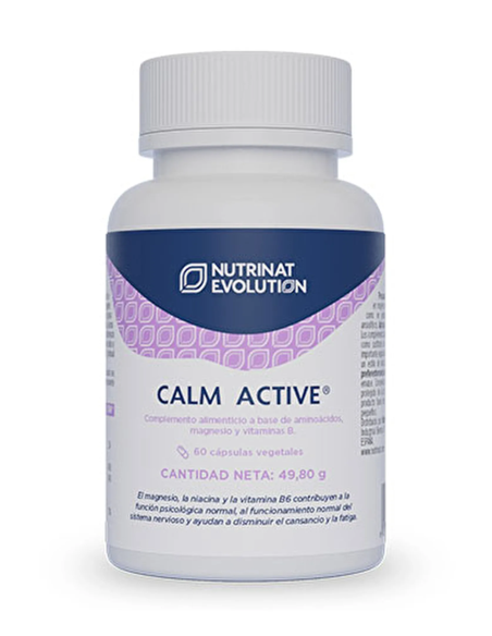 Calm Active 60 Vcaps Nutrinat Evolution  Bienestar Natural