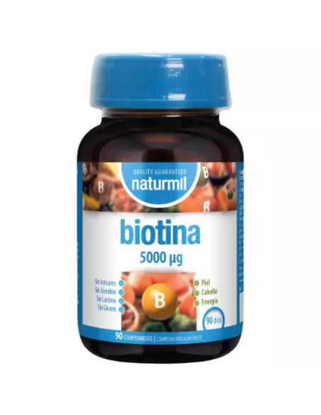 Biotina 500mg Dietmed 90 comprimidos  Salud y Belleza Natural