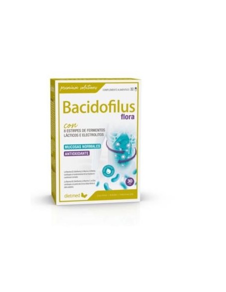 Pack 4x3 uds Bacidofilus Flora 30Cap. de Dietmed