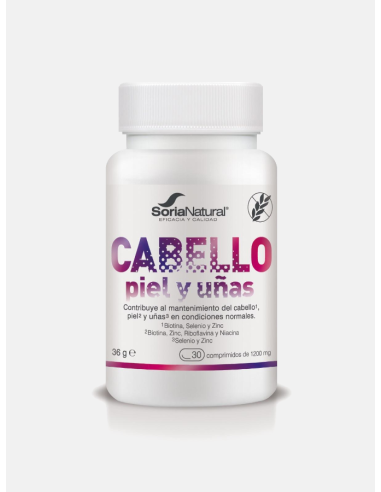 Cabello Piel y Uñas 30 Comp Soria Natural
