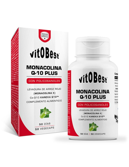 Monacolina + Q-10 Plus 50 Vegecaps | Salud Cardiovascular Vital