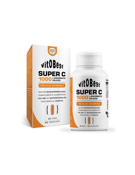Super C 1000 Vit.O.Best | 60 Vegecaps para a sua saúde diária