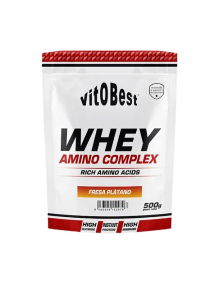 Whey Amino Fresa-Plátano 500g Vit.O.Best – Proteína Premium