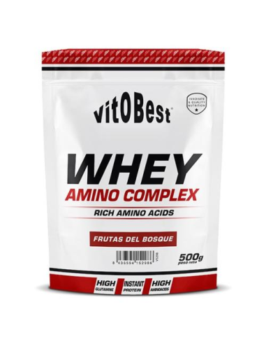 Whey Amino Frutas Bosque 500g Vit.O.Best – Proteína y Energía