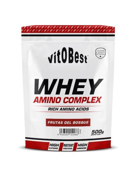 Whey Amino Frutas Bosque 500g Vit.O.Best – Proteína y Energía