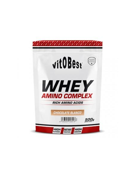 Whey Amino Chocolate Blanco 500g Vit.O.Best  Proteína Premium