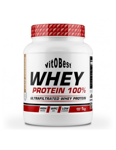 Whey Protein 100% Fresa 1 Kg Vit.O.Best - Nutrición Ideal