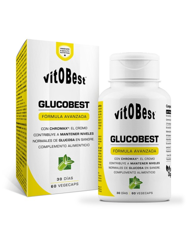 Glucobest 60 Vegecaps Vit.O.Best  Control Natural de Glucosa