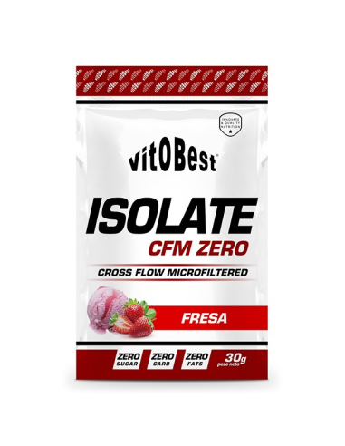 Monodosis Isolate CFM Zero Fresa 15 Uds. Vit.O.Best 30g
