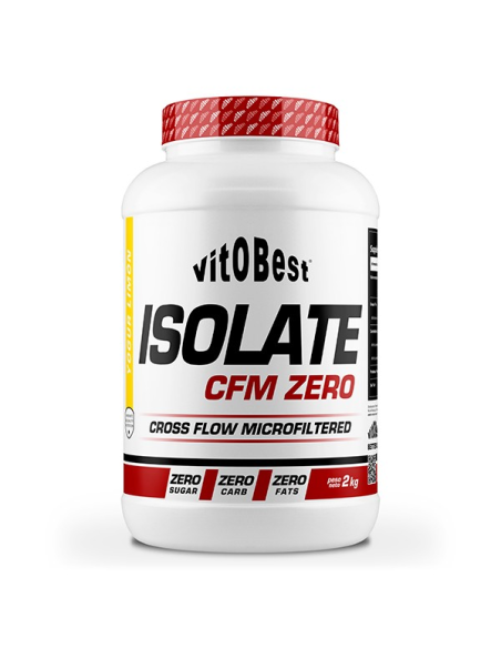 Isolate Cfm Zero 2 Kg Yogur Limón Vit.O.Best  Proteína Pura