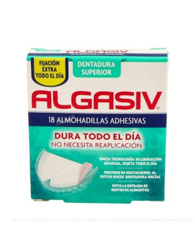 Algasiv Pastilha Dentária Superior Adesiva 18 Unidades