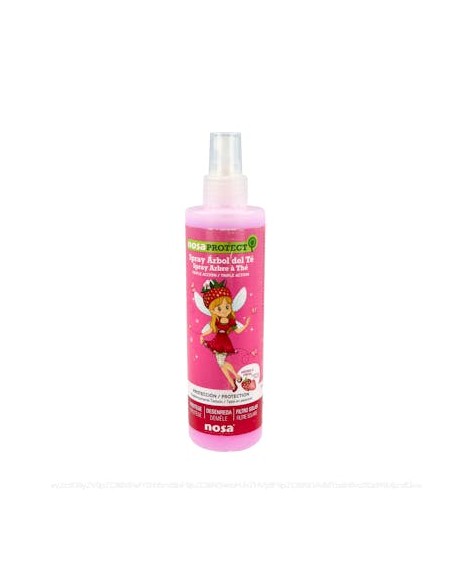 Nosa Spray Tripla Ação Tea Tree e Morango 250 ml eficaz
