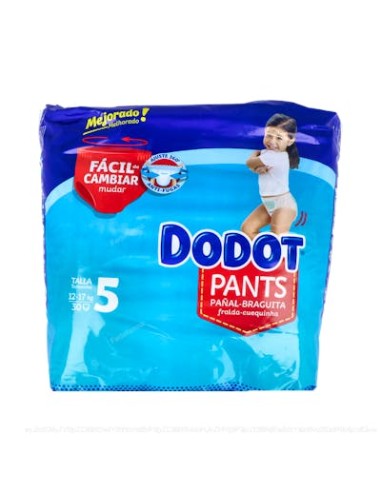 Dodot Pañal Inf Pants T5 12-17 Kg Protección y Comodidad