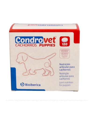 Condrovet Cachorros 120 Comp Vet Bioiberica para Articulaciones