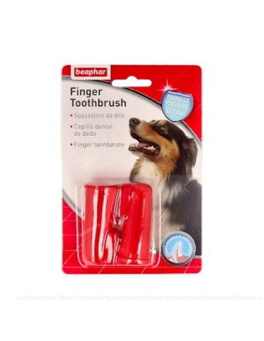 Cepillo Dental de Dedo Beaphar Vet 2 Unidades para Mascotas