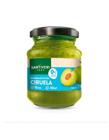 Mermelada Ciruela 0% Azucar 270 Gr de Santiveri