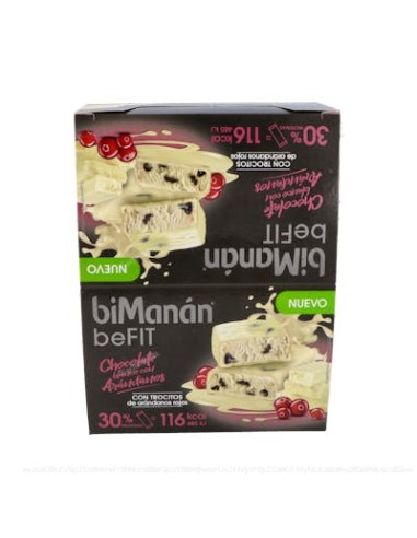 Bimanan Befit Barra Choco Blanco Arándanos 20 Unidades