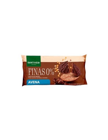 Galleta Fina 0% Bañada Avena-Choco 88 Gr de Santiveri